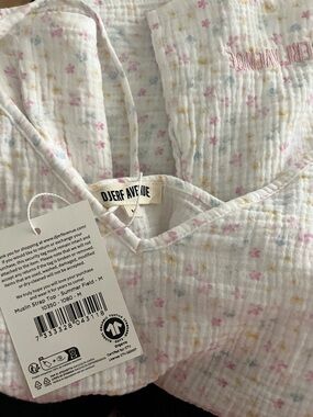 Djerf MUSLIN STRAP TOP SUMMER FIELD M BNWT